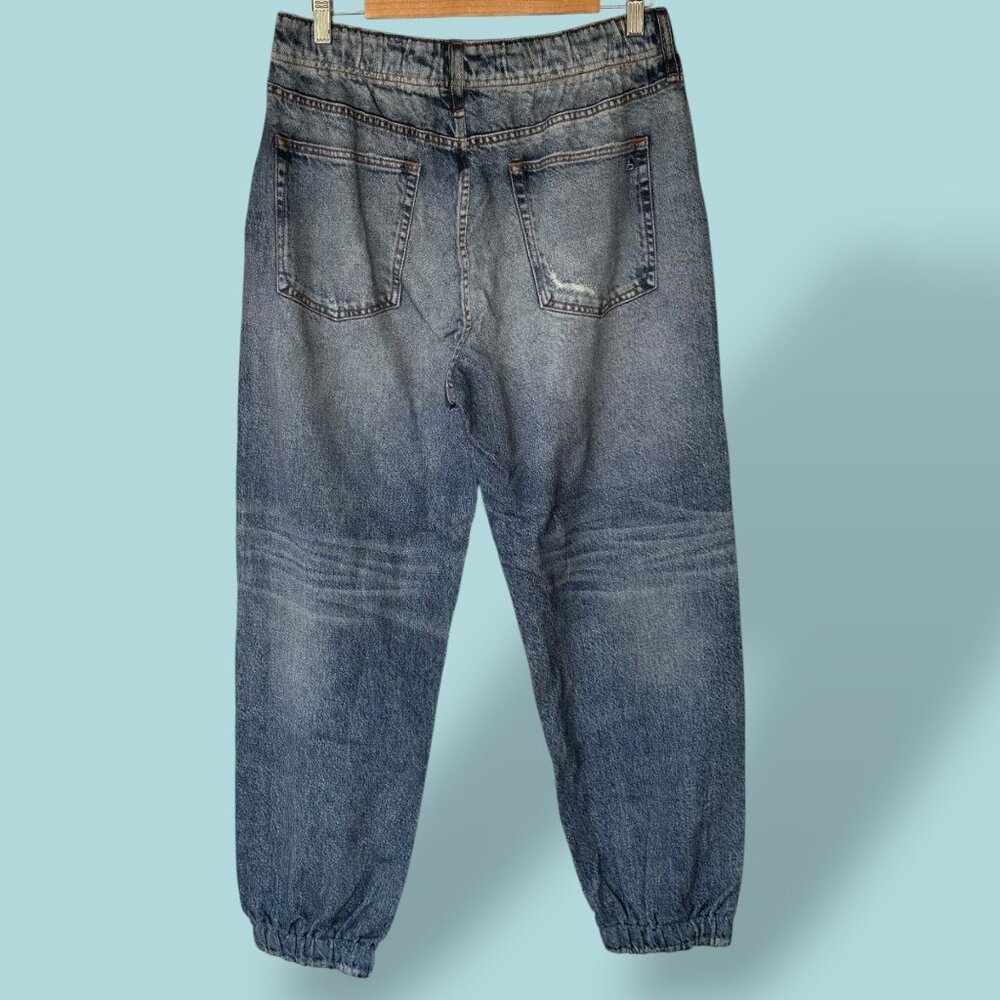 NWT $155 Rag & Bone Miramar Trompe L'Oeil Cotton Jogger Sweatpants Size Large - Picture 3 of 13